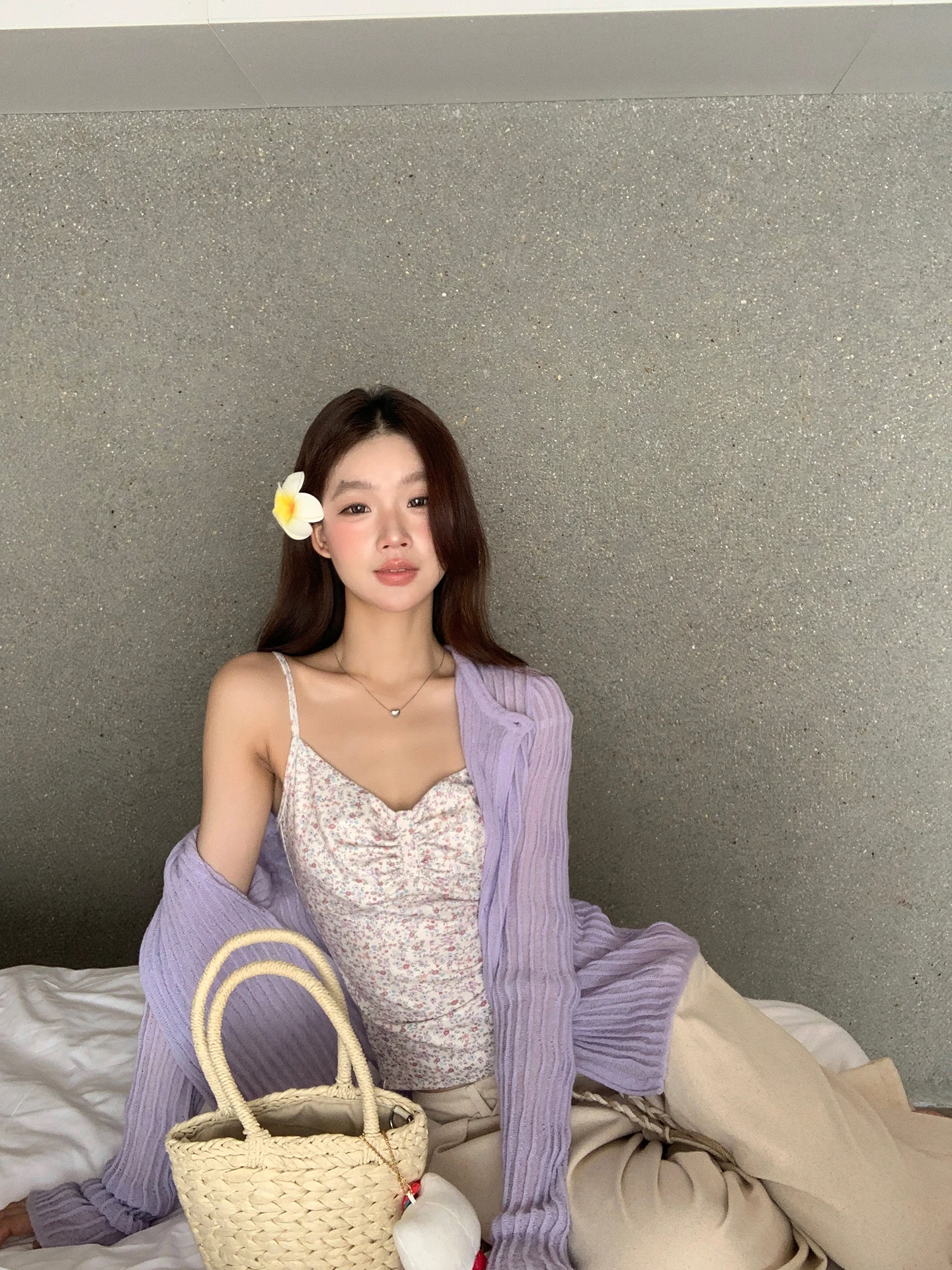 Purple Wool Knitted Open Cardigan Women's Loose Sle Spring Faion Korean Loose Top Sweater Outerwear by G Sle
Purple Wool Knitted Open Cardigan Women's Loose Sle Spring Faion Korean Loose Top Sweater Outerwear by G Sle