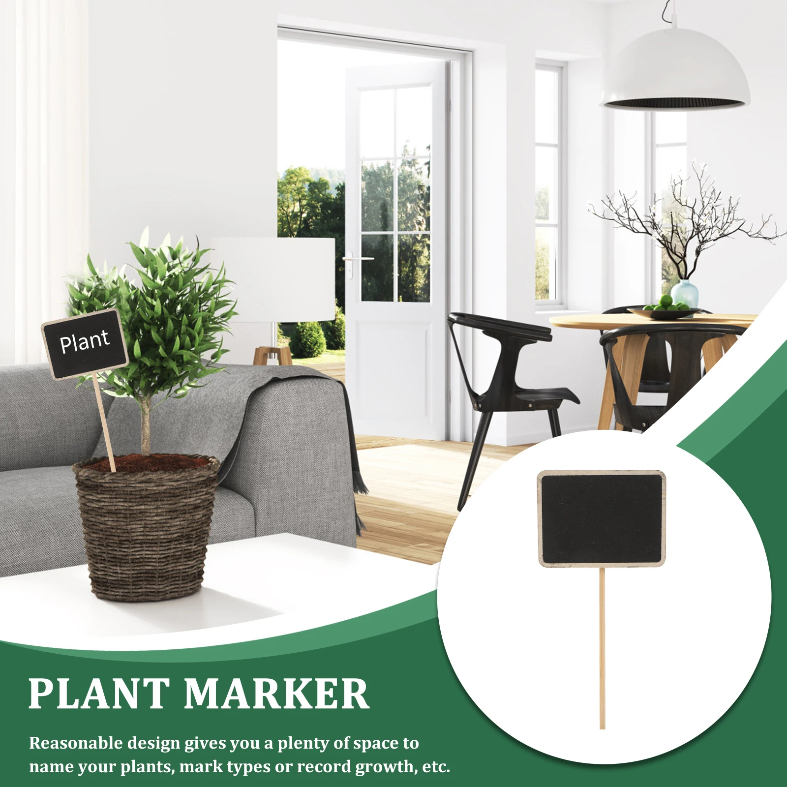 10 Pcs Garden Small Blackboard Insert Plant Gardening Label Decorate Wood Outdoor Sign
10 Pcs Garden Small Blackboard Insert Plant Gardening Label Decorate Wood Outdoor Sign
