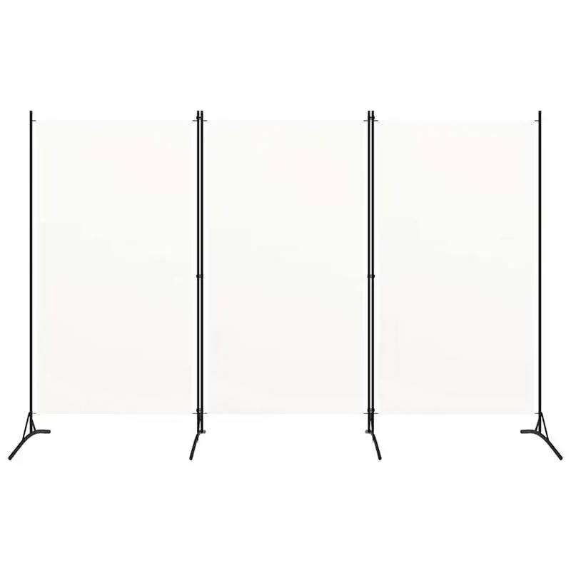3-Panel Room Divider White 102.4"x70.9" Fabric
3-Panel Room Divider White 102.4"x70.9" Fabric
