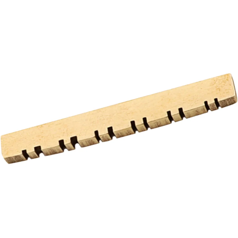 12-string Guitar Brass String Nuts Sturdy Lightweight Durable Bridge Nuts String Accessories Electric Bass Repair Parts Clear
12-string Guitar Brass String Nuts Sturdy Lightweight Durable Bridge Nuts String Accessories Electric Bass Repair Parts Clear