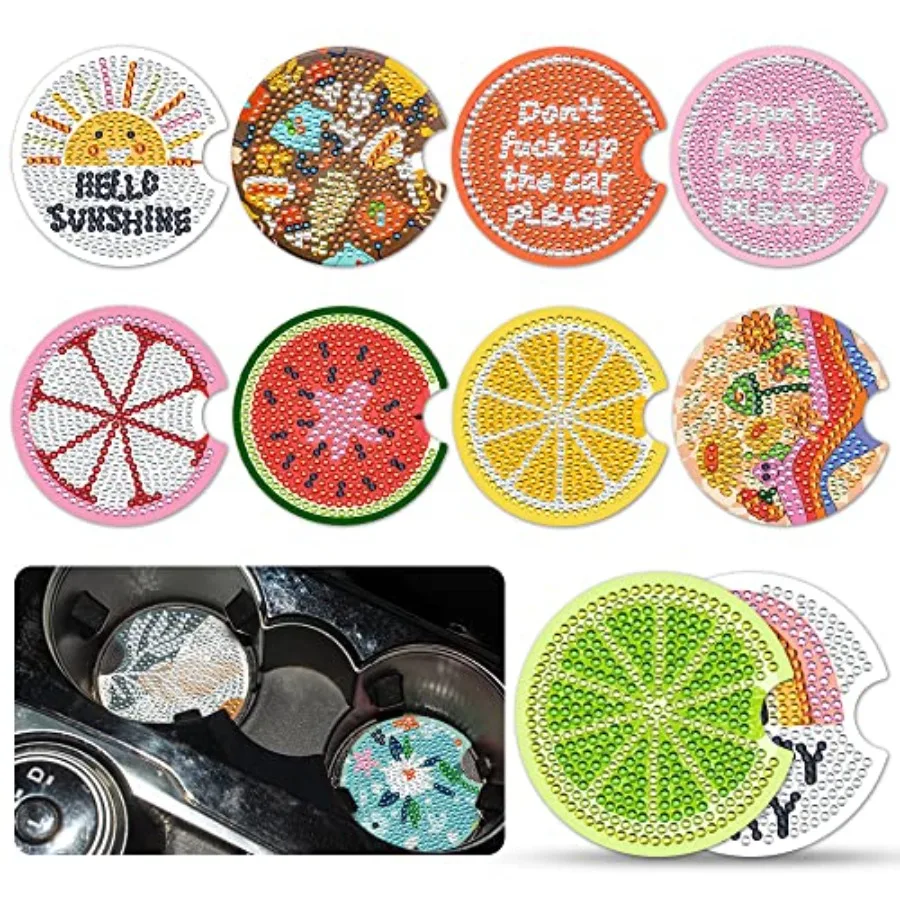 10 Pcs Diamond Painting Coasters, Hello Diamond Art for Cup Holder, 2.8 Inch Sunflower, Diamond Painting Kits DIY Crafts for Ad
10 Pcs Diamond Painting Coasters, Hello Diamond Art for Cup Holder, 2.8 Inch Sunflower, Diamond Painting Kits DIY Crafts for Ad