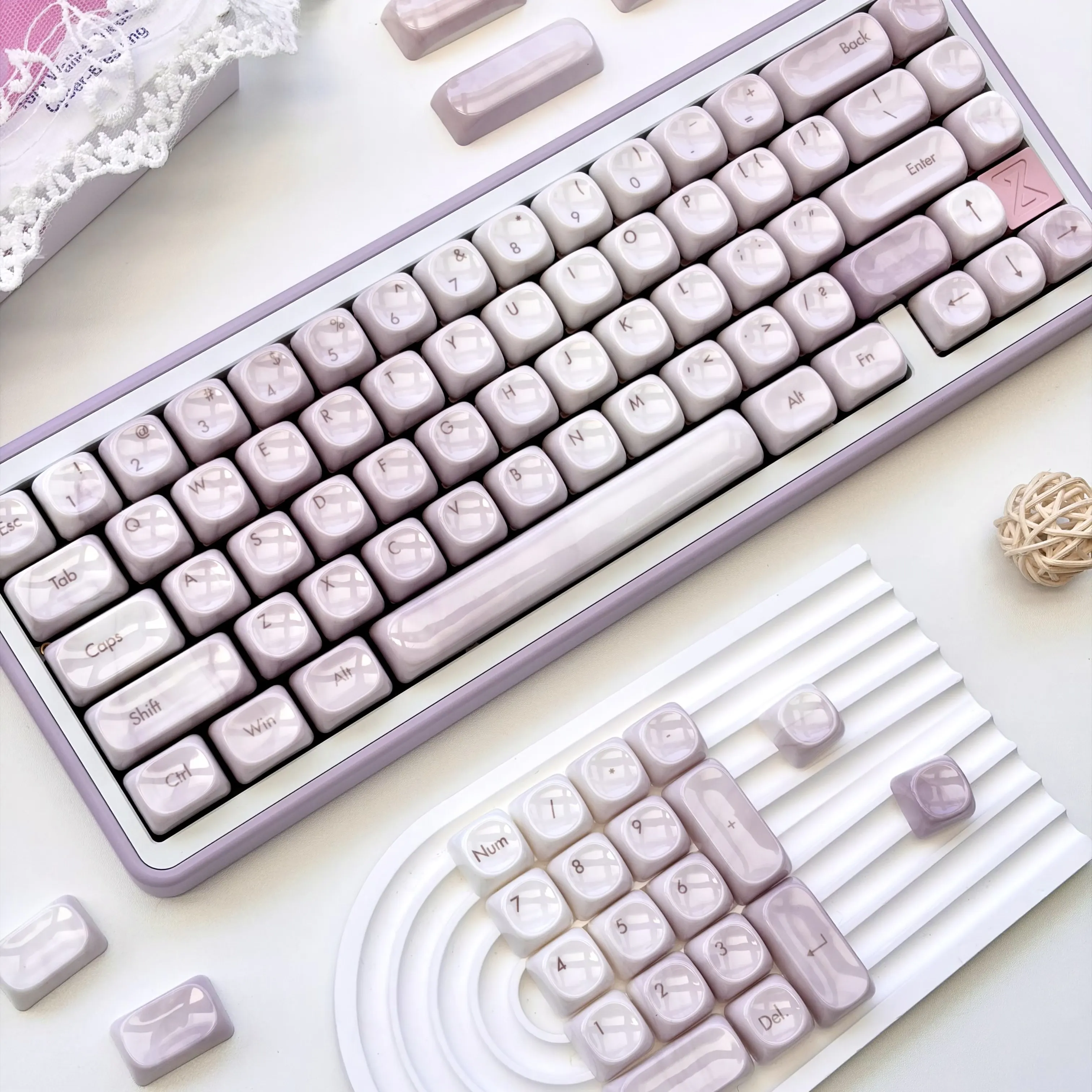 MAIMOOO Marble Series Jelly Keycap MOA Profile PBT Personalized Glazed Ceramic Texture Keycaps for Mechanical Keyboard 134Keys
MAIMOOO Marble Series Jelly Keycap MOA Profile PBT Personalized Glazed Ceramic Texture Keycaps for Mechanical Keyboard 134Keys