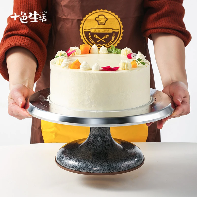 Cake Turntable Decorating Stand Baking Tool Set, Aluminum Alloy Rotating Platform for Smoothing Frosting, Home & Commercial Use
Cake Turntable Decorating Stand Baking Tool Set, Aluminum Alloy Rotating Platform for Smoothing Frosting, Home & Commercial Use