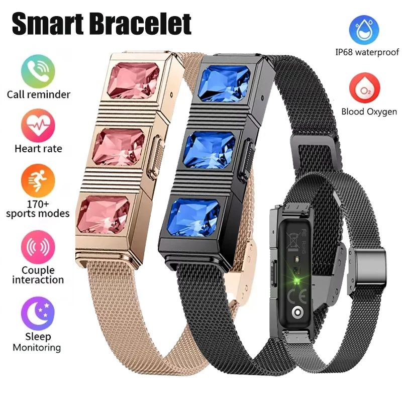 Women Fashion Smart Bracelet Sleep Heart Rate Monitor Call Reminder Sports Fitness Tracker Couple Wristband Ladies Smart Band
Women Fashion Smart Bracelet Sleep Heart Rate Monitor Call Reminder Sports Fitness Tracker Couple Wristband Ladies Smart Band