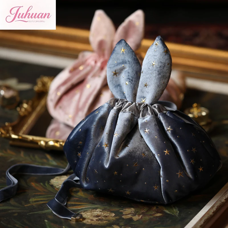 French Fashion Flannel Rabbit Ear Star Toiletries Cosmetic Bag Large Capacity Portable Red Envelope Drawstring Storage Bag Women
French Fashion Flannel Rabbit Ear Star Toiletries Cosmetic Bag Large Capacity Portable Red Envelope Drawstring Storage Bag Women