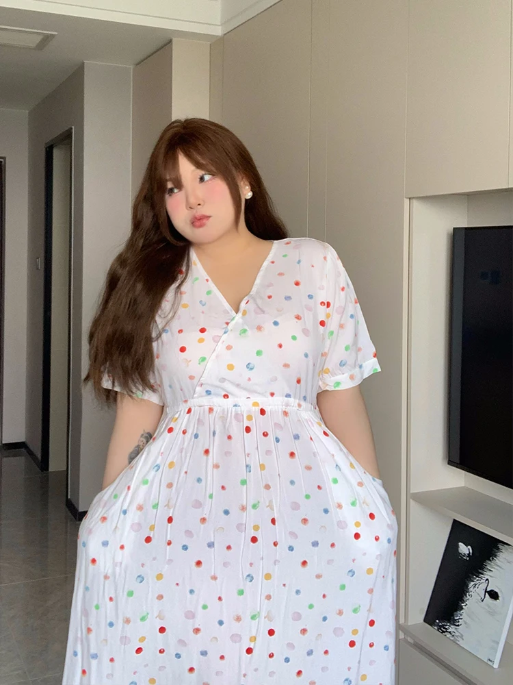 Dese Soft Candy V-ne Waist-cinching Summer Holiday Sle Dr with kets Floral Print Gentle Mid-length A-line Dr
Dese Soft Candy V-ne Waist-cinching Summer Holiday Sle Dr with kets Floral Print Gentle Mid-length A-line Dr