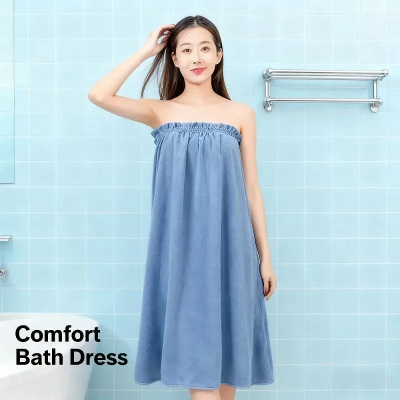 Comfortable Round Neck Salon Bath Skirt Absorbent Fabric Essential Home Wear
Comfortable Round Neck Salon Bath Skirt Absorbent Fabric Essential Home Wear