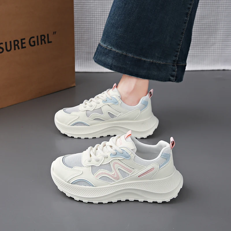 CRLAYDK Chunky Sneakers for Women Platform Summer Mesh White Casual Lace Up Shoes Ladies Comfort Trainers Walking Sports Tennis
CRLAYDK Chunky Sneakers for Women Platform Summer Mesh White Casual Lace Up Shoes Ladies Comfort Trainers Walking Sports Tennis