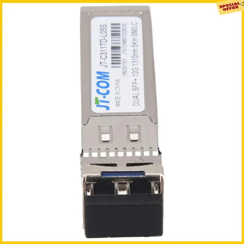 A25P 2X JT-COM 10G SFP + дуплексный модуль LC SFP, одномодовый оптоволоконный модуль 5 км 1310 Нм для коммутатора Mikrotik/Huawei
A25P 2X JT-COM 10G SFP + дуплексный модуль LC SFP, одномодовый оптоволоконный модуль 5 км 1310 Нм для коммутатора Mikrotik/Huawei