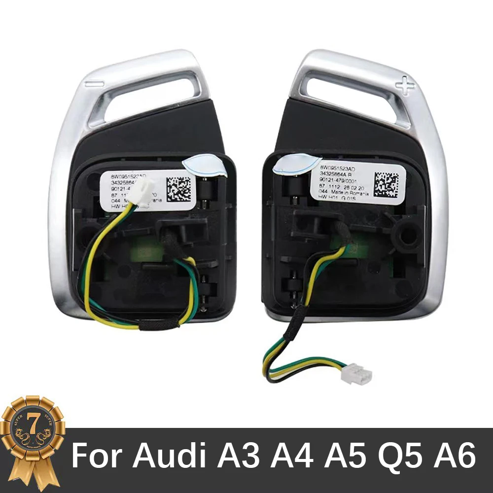 Весла рулевого колеса для Audi A3 A4 A5 Q5 A6, серебристые переключатели передач, аксессуары в сборе
Весла рулевого колеса для Audi A3 A4 A5 Q5 A6, серебристые переключатели передач, аксессуары в сборе