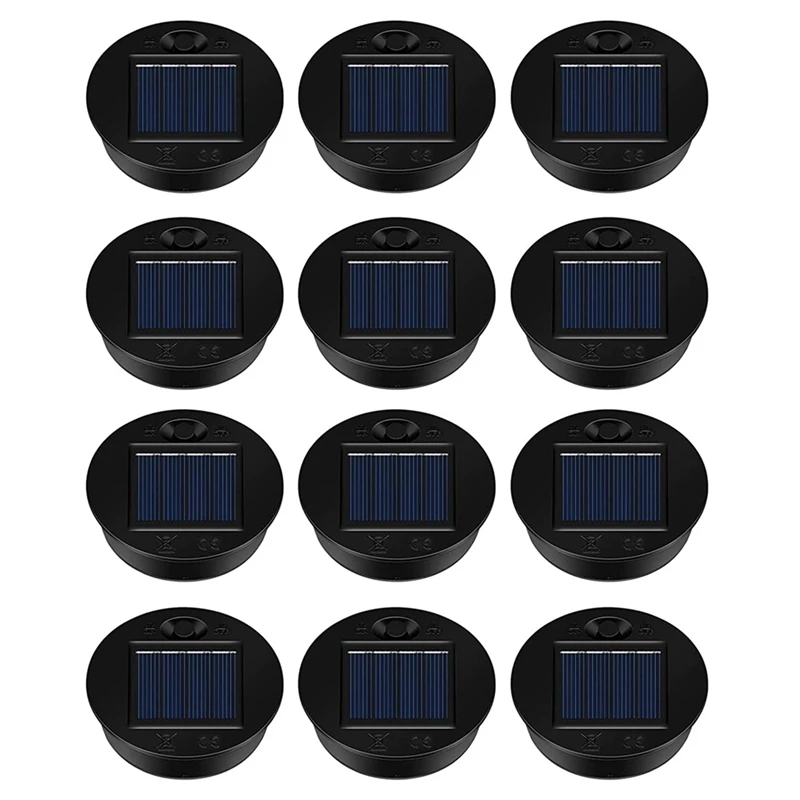 12 Pack Replacement Solar Light Parts Solar Light Replacement Tops Waterproof LED Solar Panel Lantern Lid Light Outdoor
12 Pack Replacement Solar Light Parts Solar Light Replacement Tops Waterproof LED Solar Panel Lantern Lid Light Outdoor