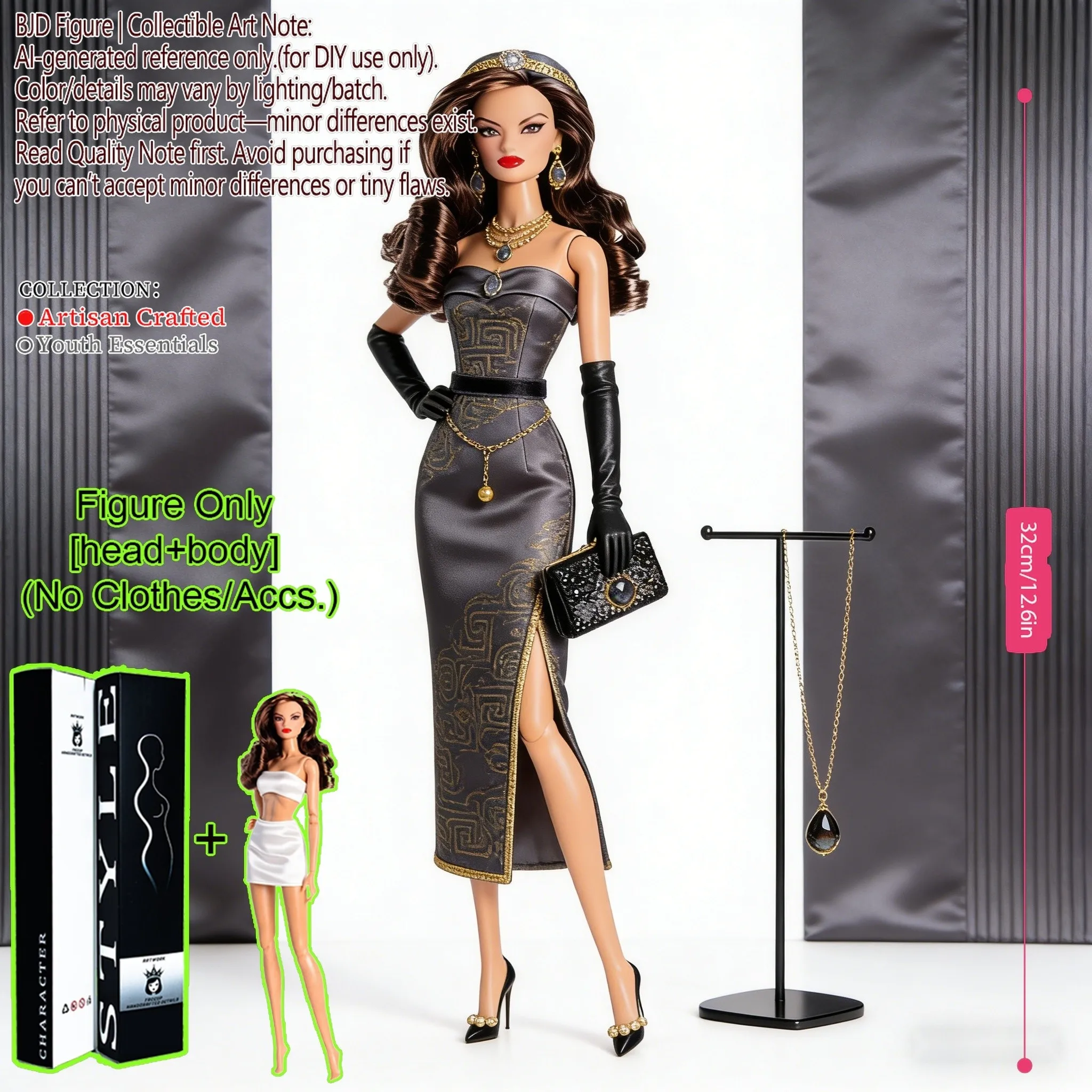 Ball Jointed BJD Supermodel 1/6 Scale Posable Body Customizable Doll Birthday Present
Ball Jointed BJD Supermodel 1/6 Scale Posable Body Customizable Doll Birthday Present