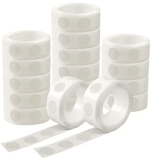 UPINS 800 Pcs Point Dots Balloon Glue Removable Adhesive Point Tape, 8 Rolls Double Sided Dots Stickers for Craft Wedding Decoration
UPINS 800 Pcs Point Dots Balloon Glue Removable Adhesive Point Tape, 8 Rolls Double Sided Dots Stickers for Craft Wedding Decoration