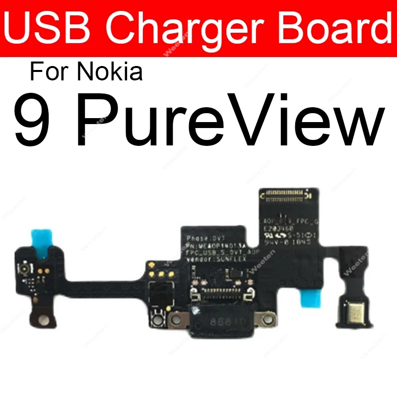 USB-порт для зарядки, плата для Nokia 9, PureView, USB-док-станция для зарядного устройства, гибкий кабель, разъем, запасные части для ремонта
USB-порт для зарядки, плата для Nokia 9, PureView, USB-док-станция для зарядного устройства, гибкий кабель, разъем, запасные части для ремонта