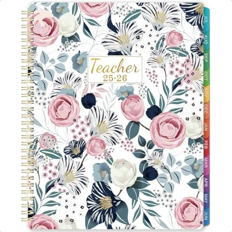 Teacher 20252026 20252026 Weekly and Monthly Lesson Plan Book with Colorful Tabs July 2025 June 2026 8.3" x 11" Academic 2025
Teacher 20252026 20252026 Weekly and Monthly Lesson Plan Book with Colorful Tabs July 2025 June 2026 8.3" x 11" Academic 2025