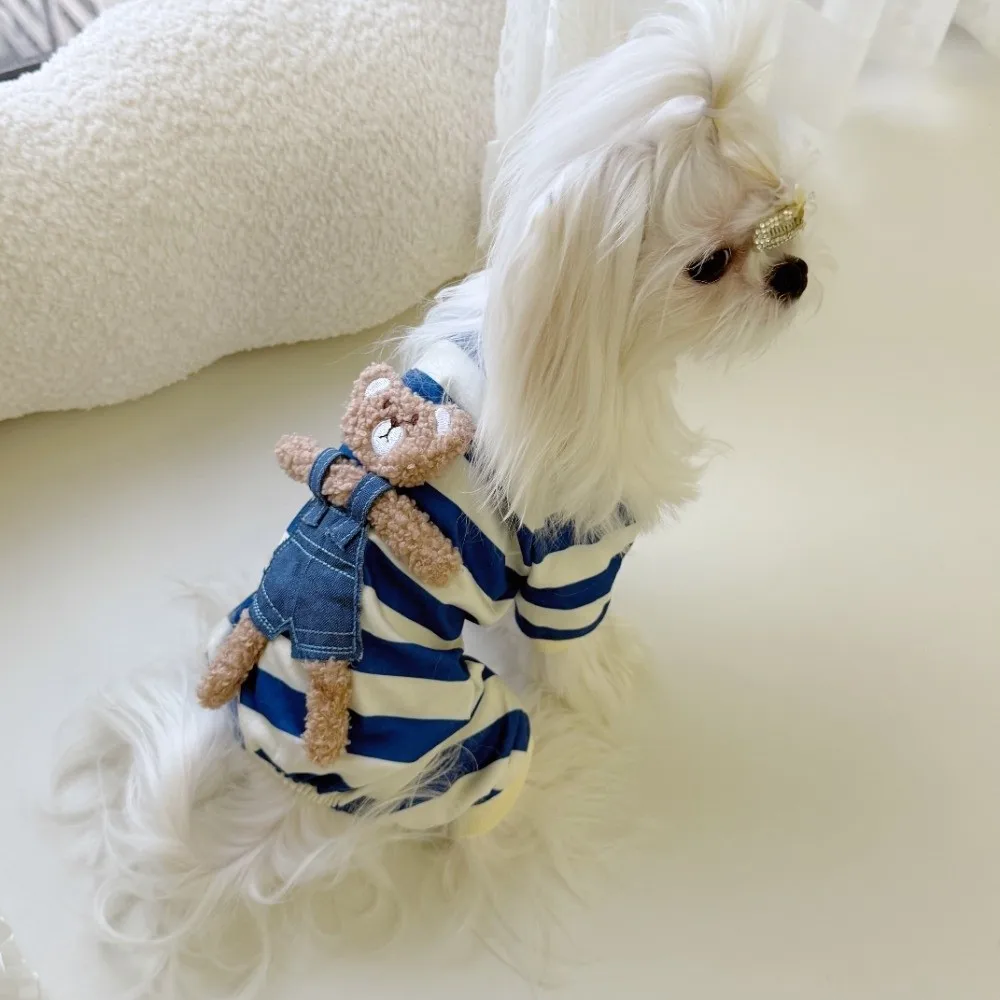 Cartoon Pattern Kawaii Pet Clothes Keep Warm Striped Pajamas Winter Puppy Clothes Animal Clothing Cotton Dog Jumpsuits Chihuahua
Cartoon Pattern Kawaii Pet Clothes Keep Warm Striped Pajamas Winter Puppy Clothes Animal Clothing Cotton Dog Jumpsuits Chihuahua