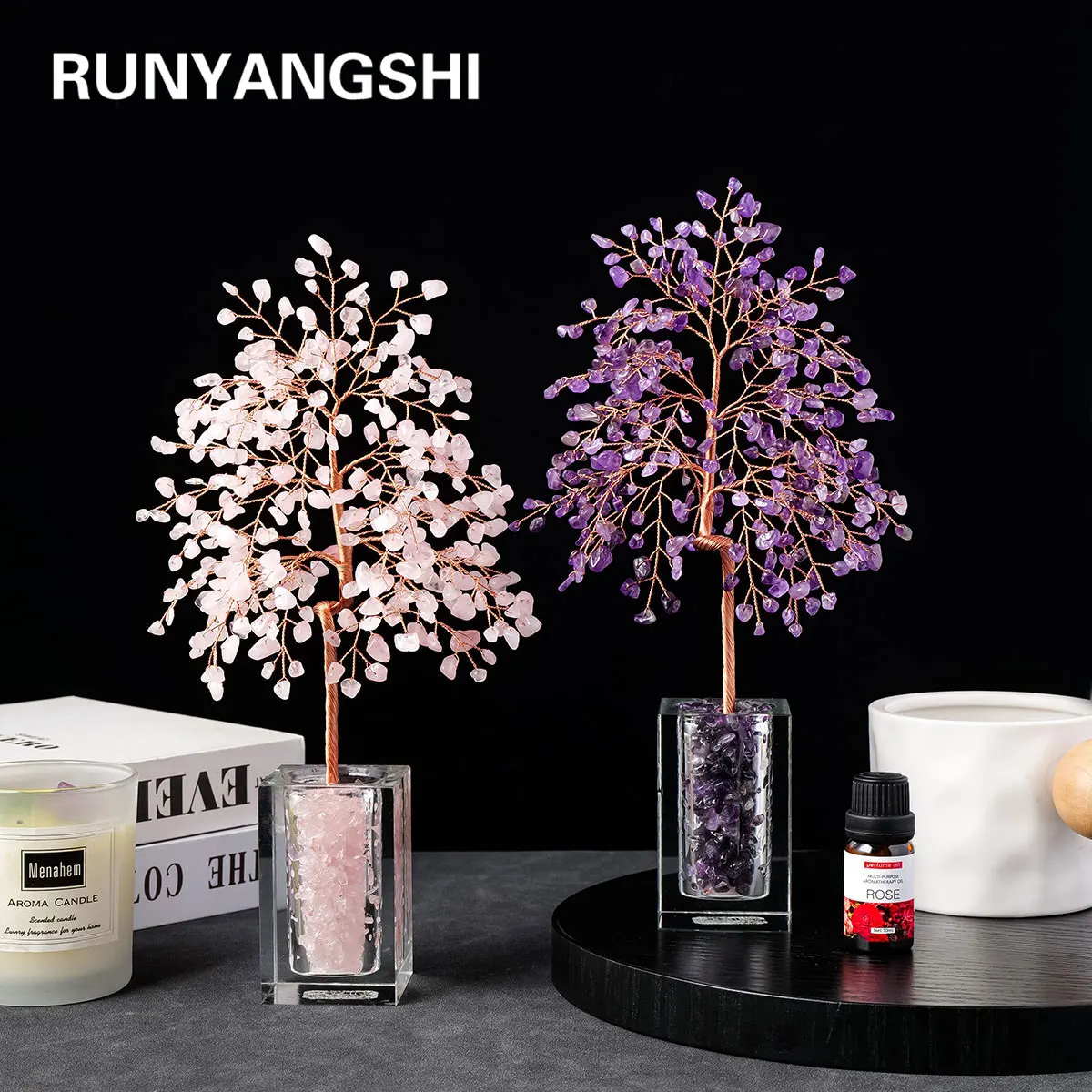 1PC Natural Crystal Gravel Specimen Stone Feng Shui Crystal Money Tree Drift Bottle Desktop Divination Home Decoration
1PC Natural Crystal Gravel Specimen Stone Feng Shui Crystal Money Tree Drift Bottle Desktop Divination Home Decoration