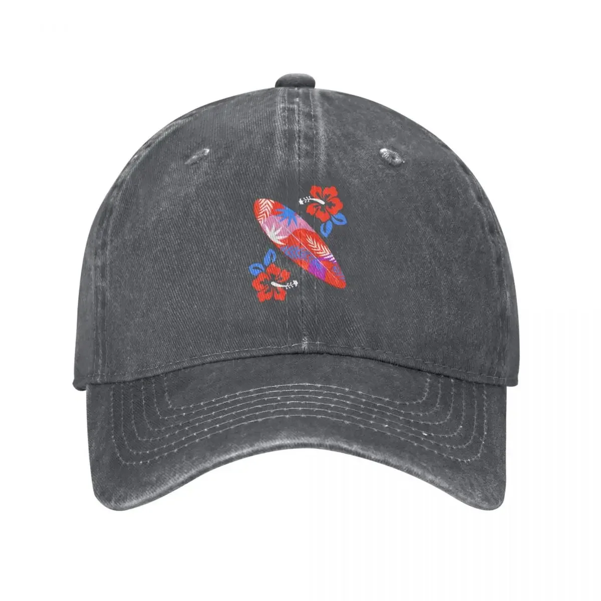 Retro Surfboard with Exotic Tropical Flowers (Red and Blue) Baseball Cap Luxury man cap tactical cap Men Caps Women's
Retro Surfboard with Exotic Tropical Flowers (Red and Blue) Baseball Cap Luxury man cap tactical cap Men Caps Women's