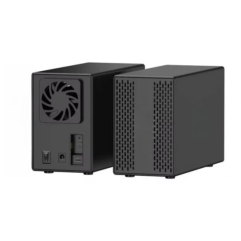 SSD Disk Array Chassis USB C 2 Bracket External Hard Disk Array Chassis with Fan
SSD Disk Array Chassis USB C 2 Bracket External Hard Disk Array Chassis with Fan