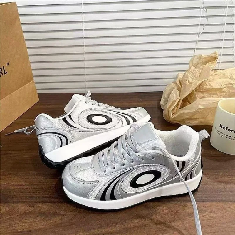 Grayish-white simple mesh breathable white sneakers for womeninsCasual versatile sneakers, lightweight and durable shoes
Grayish-white simple mesh breathable white sneakers for womeninsCasual versatile sneakers, lightweight and durable shoes