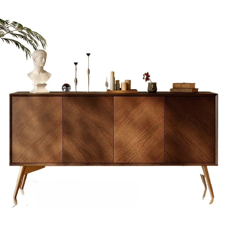 Italian light luxury solid wood chest, living room wall locker, modern bedroom storage cabinet for home use 
Italian light luxury solid wood chest, living room wall locker, modern bedroom storage cabinet for home use