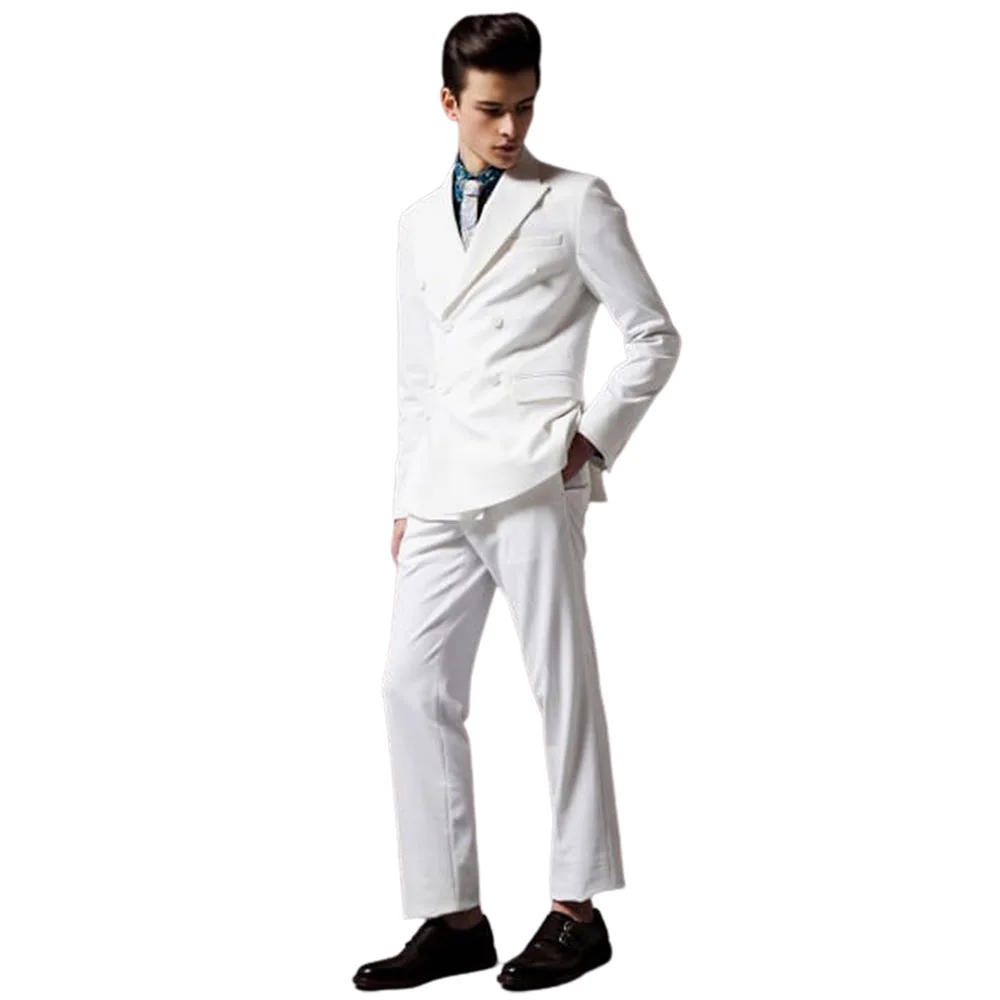 Men's Two Pieces Suit Double Breasted Buttons Tuxedos for Wedding/Formal/Party Groom Business Tuxedos men suits wedding prom
Men's Two Pieces Suit Double Breasted Buttons Tuxedos for Wedding/Formal/Party Groom Business Tuxedos men suits wedding prom