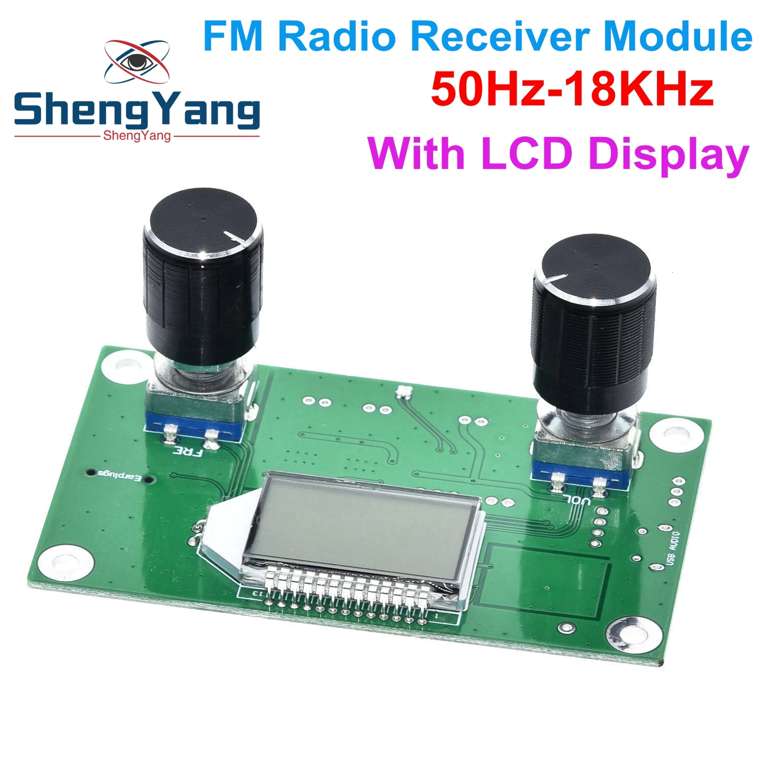 DSP PLL Digital Stereo FM Radio Receiver Module 87-108MHz With Serial Control Frequency Range 50Hz-18KHz
DSP PLL Digital Stereo FM Radio Receiver Module 87-108MHz With Serial Control Frequency Range 50Hz-18KHz