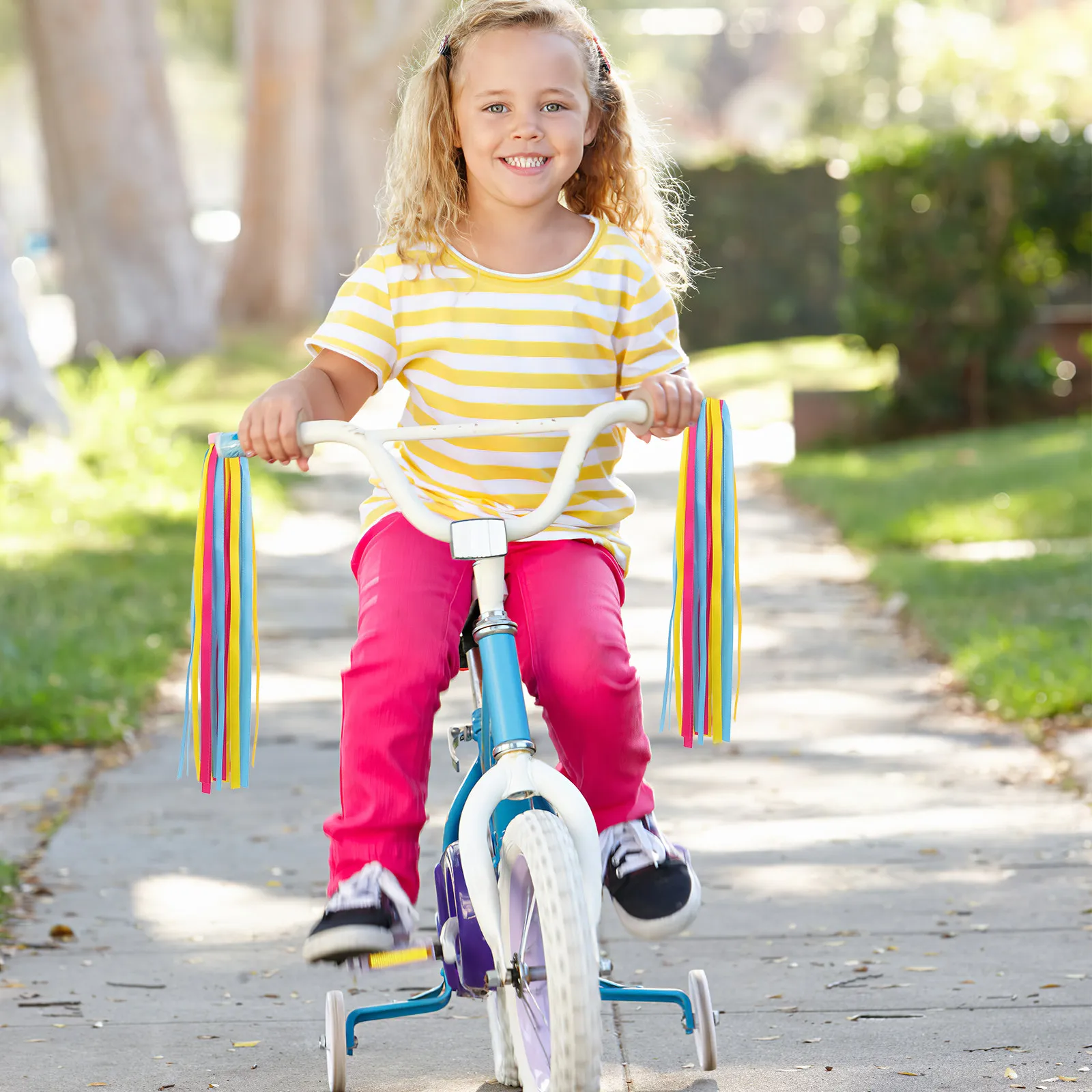 1Pair Bike Handlebar Streamers Colorful Tassel Ribbons for Scooter Tricycle Accessories Scooter Ribbon Handlebar Streamers
1Pair Bike Handlebar Streamers Colorful Tassel Ribbons for Scooter Tricycle Accessories Scooter Ribbon Handlebar Streamers