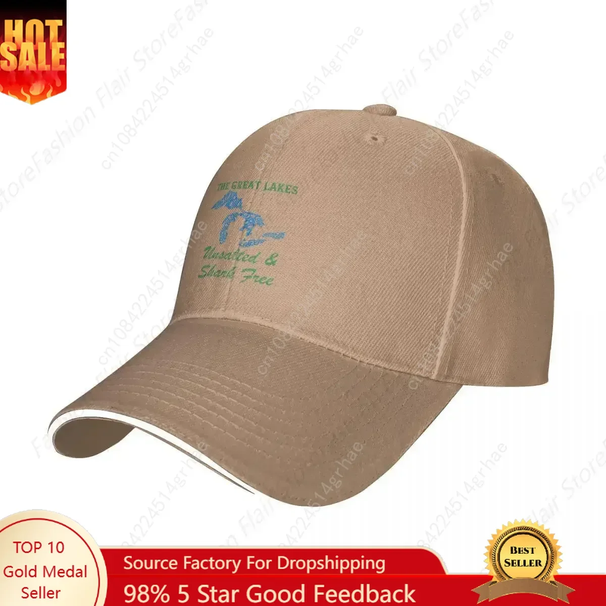The Great Lakes - Unsalted and Shark Free Baseball Cap custom Hat Hat Baseball Cap Golf Bobble Hat Women Hats Men's
The Great Lakes - Unsalted and Shark Free Baseball Cap custom Hat Hat Baseball Cap Golf Bobble Hat Women Hats Men's