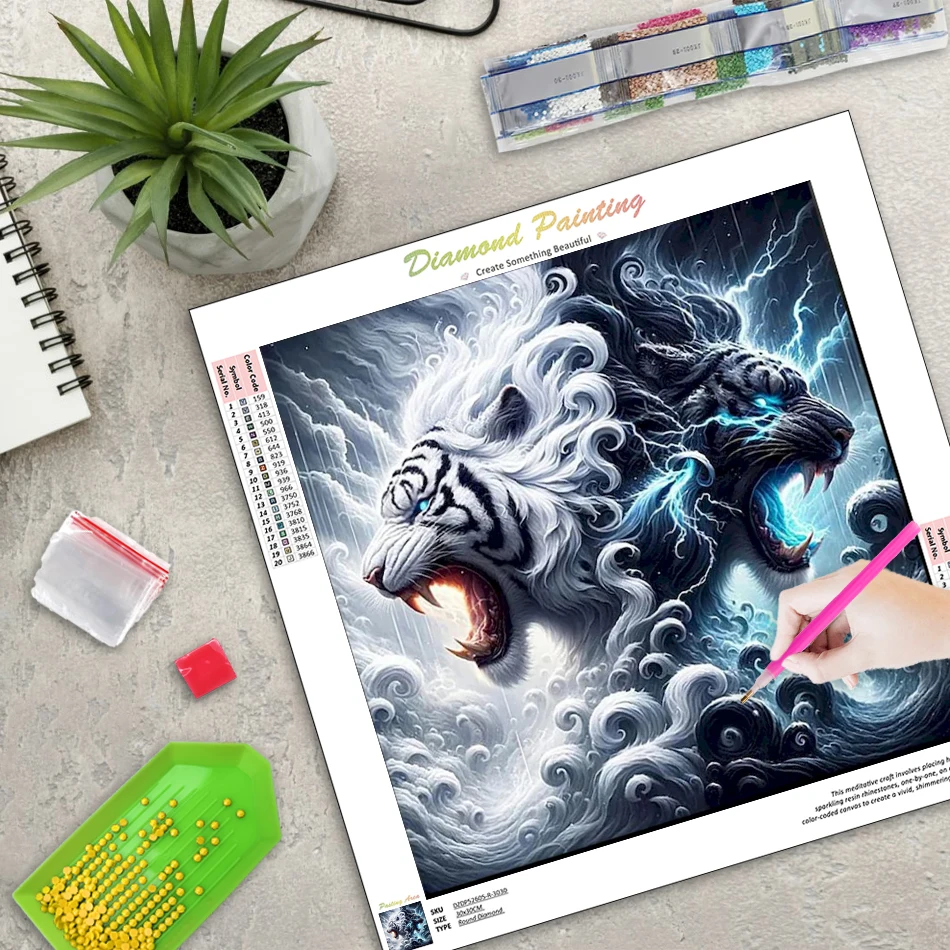 GATYZTORY 5D DIY Diamond Painting Animal Painting Full Square/Round Diamond Rhinestone Embroidery Kit Rhinestone Home Art Decor
GATYZTORY 5D DIY Diamond Painting Animal Painting Full Square/Round Diamond Rhinestone Embroidery Kit Rhinestone Home Art Decor