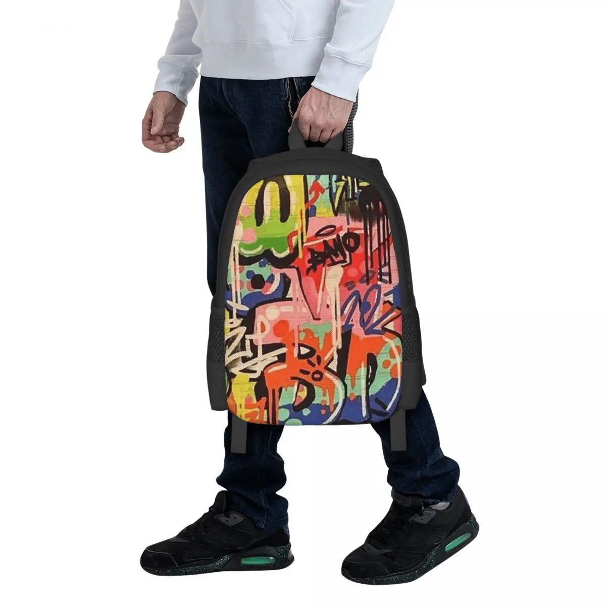 Urban Pattern Hip Hop Graffiti Street Art Student Backpack School Bag Hiking Travel Daypack for Men Women Bookbag Shoulder Bags
Urban Pattern Hip Hop Graffiti Street Art Student Backpack School Bag Hiking Travel Daypack for Men Women Bookbag Shoulder Bags