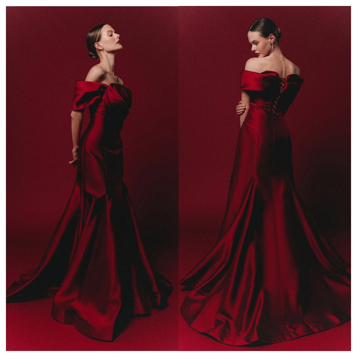 Customized Classic Burgundy Satin Evening Dress Boat Neck Off the Shoulder Sleeveless Celebrity Gowns Bespoke Occasion Gowns
Customized Classic Burgundy Satin Evening Dress Boat Neck Off the Shoulder Sleeveless Celebrity Gowns Bespoke Occasion Gowns