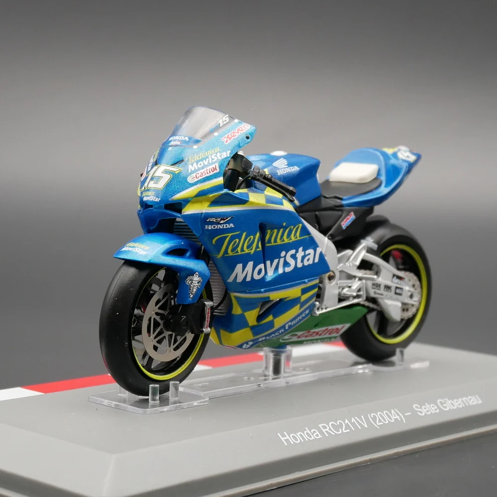 1:18 Scale Diecast Alloy Moto GP 2004 Honda RC211V Motorcycle 15# Toys Cars Model Classics Adult Souvenir Gifts Static Display
1:18 Scale Diecast Alloy Moto GP 2004 Honda RC211V Motorcycle 15# Toys Cars Model Classics Adult Souvenir Gifts Static Display