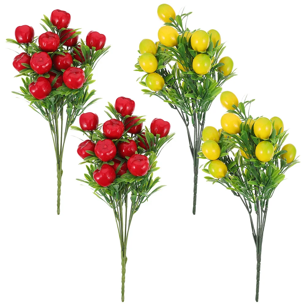 4Pcs Artificial Fruit Branches Fake Branch Artificial Lemon Stem Vase Filling Decor Rustic Natural Home Garden Party
4Pcs Artificial Fruit Branches Fake Branch Artificial Lemon Stem Vase Filling Decor Rustic Natural Home Garden Party