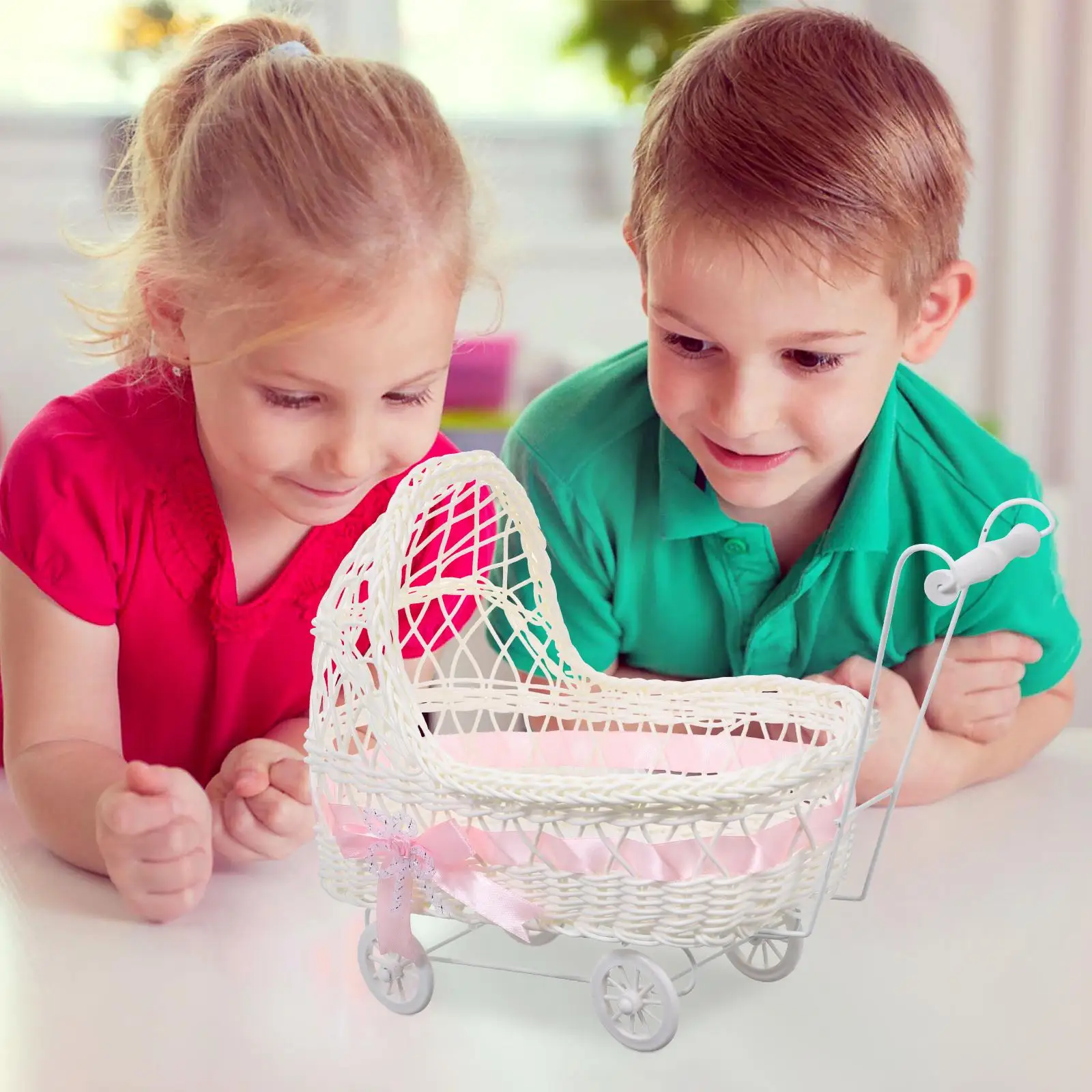 Rattan Decor Woven Basket Candy Baby Shower Gift Cart Party Favors Pink Girl Storage Baskets
Rattan Decor Woven Basket Candy Baby Shower Gift Cart Party Favors Pink Girl Storage Baskets