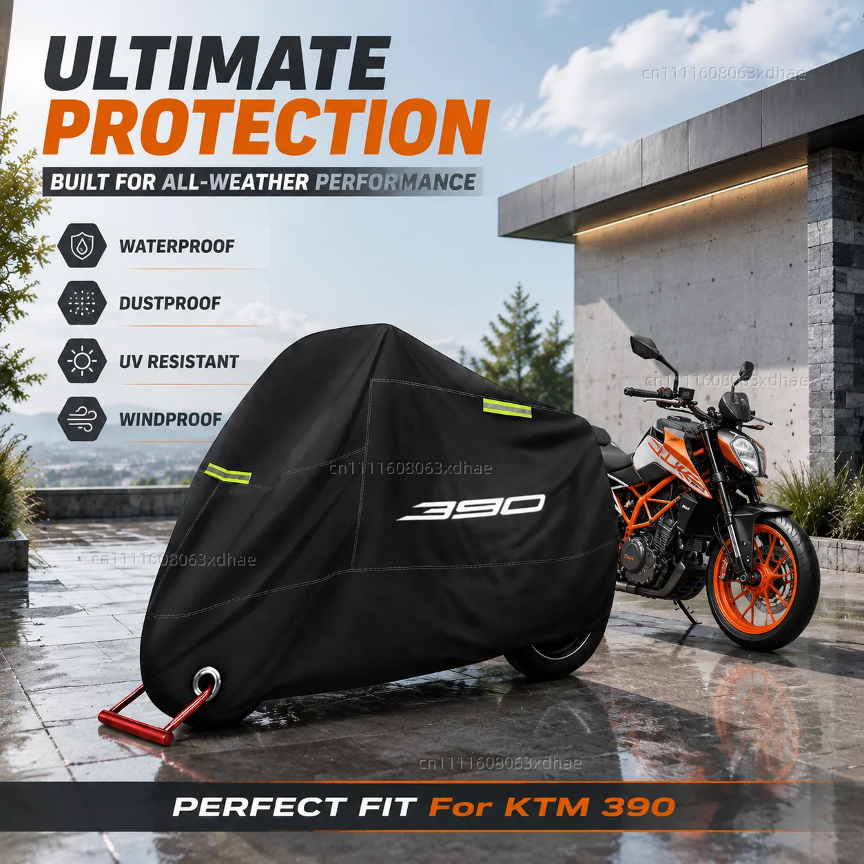 All Season Motorcycle Cover Rainproof Dustproof UV Protection 190T Oxford Cloth For For KTM 390 ADVENTURE 390 ADV 2020-2026 and
All Season Motorcycle Cover Rainproof Dustproof UV Protection 190T Oxford Cloth For For KTM 390 ADVENTURE 390 ADV 2020-2026 and