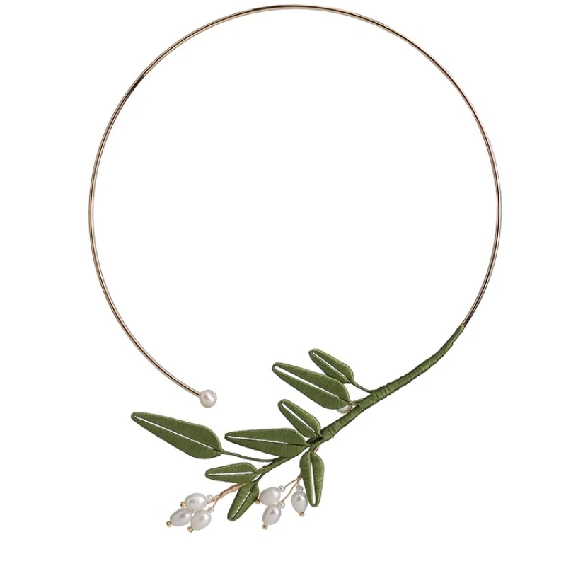 Bamboo Necklace Exaggerated Design Wrapped Flower Collar Collarbone Chain Hanfu Sweater with Accessories
Bamboo Necklace Exaggerated Design Wrapped Flower Collar Collarbone Chain Hanfu Sweater with Accessories