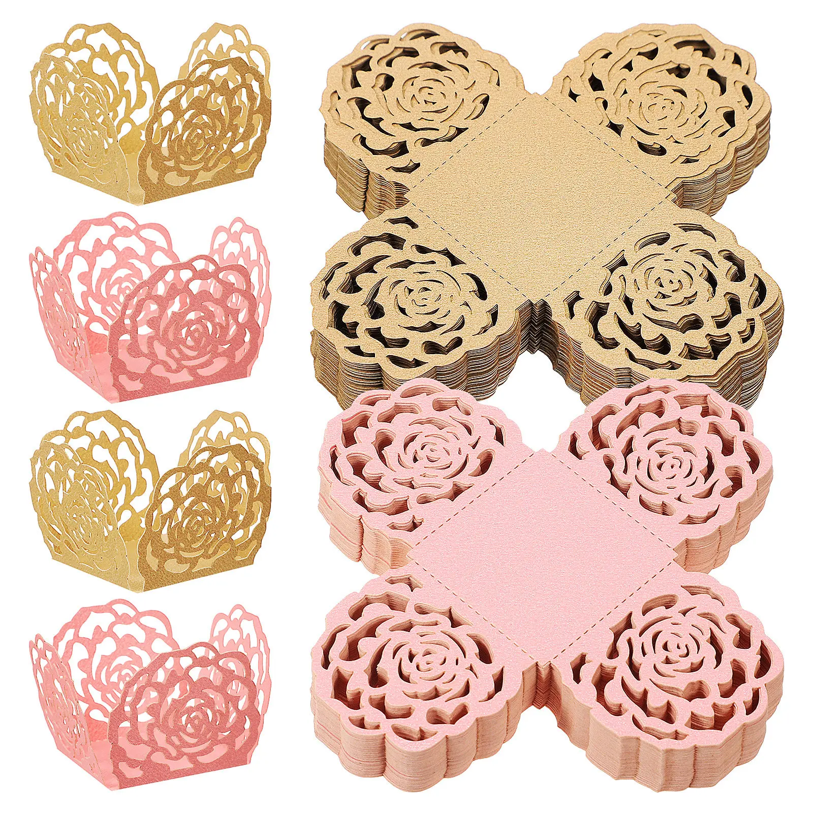 100Pcs Chocolate Wrappers Rose Design Truffle Wrappers Party Supply Mini Cupcake Liners Baking Cups Candy Packaging
100Pcs Chocolate Wrappers Rose Design Truffle Wrappers Party Supply Mini Cupcake Liners Baking Cups Candy Packaging