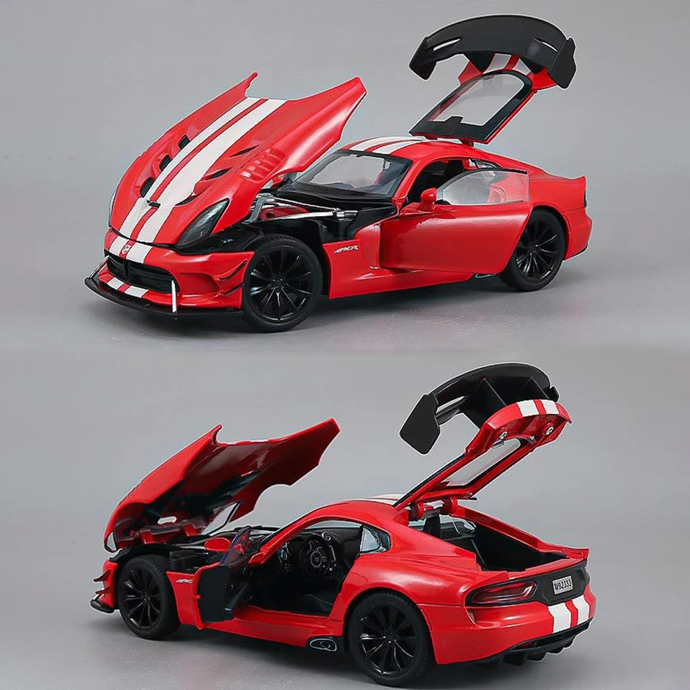 Масштабная модель автомобиля Viper Hellcat 1:24, игрушечная машинка с металлическим корпусом, звуком, светом, откатным механизмом, открывающимися дверями, суперкар, игрушка для коллекции и подарков
Масштабная модель автомобиля Viper Hellcat 1:24, игрушечная машинка с металлическим корпусом, звуком, светом, откатным механизмом, открывающимися дверями, суперкар, игрушка для коллекции и подарков