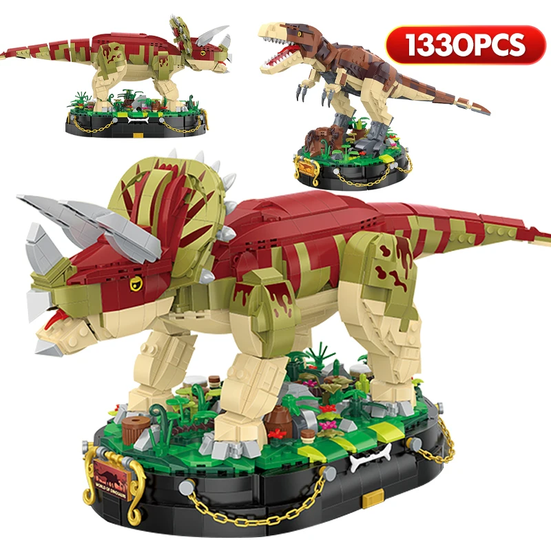 1330pcs City Jurassic Park World T Rex Dinosaur Model Building Blocks Triceratops Bricks Educational Toys For Children Gift
1330pcs City Jurassic Park World T Rex Dinosaur Model Building Blocks Triceratops Bricks Educational Toys For Children Gift