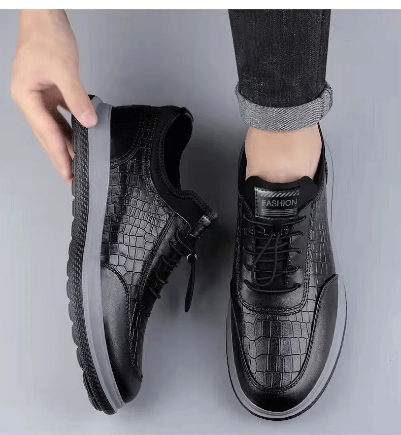 2023 Men's Shoes New men's Breathable Shoes Men's Soft Sole Casual Leather Shoes Men's Soft Board Shoes Driving Shoes Size 39-44
2023 Men's Shoes New men's Breathable Shoes Men's Soft Sole Casual Leather Shoes Men's Soft Board Shoes Driving Shoes Size 39-44