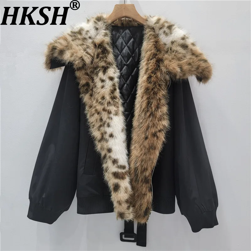 HKSH 2025 Winter New Women's Wadded Jacket Fur Collar Patchwork Contrast Color Zipper Streetwear Chic Cotton-Padded Coat HK14419
HKSH 2025 Winter New Women's Wadded Jacket Fur Collar Patchwork Contrast Color Zipper Streetwear Chic Cotton-Padded Coat HK14419