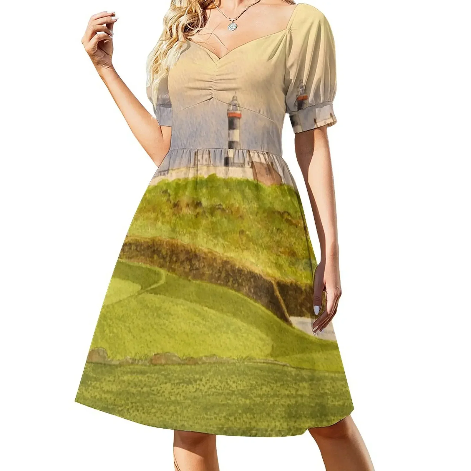 Old Head Golf Course 17th Hole Short-Sleeved Dress dress korean style women dress Women's long
Old Head Golf Course 17th Hole Short-Sleeved Dress dress korean style women dress Women's long