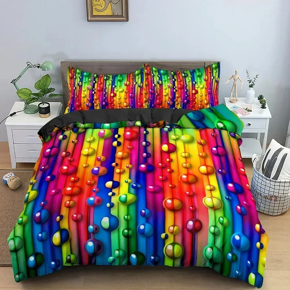 3D Print Duvet Cover Sets Queen King Size Bedding Set Colorful Pattern Quilt Comforter Cover Pillowcase Bedclothes Home Textiles
3D Print Duvet Cover Sets Queen King Size Bedding Set Colorful Pattern Quilt Comforter Cover Pillowcase Bedclothes Home Textiles
