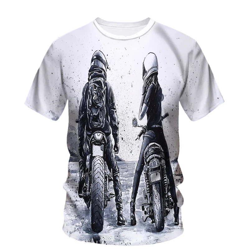Motocycle Fun 3D Printing T Shirt Man Summer O-Neck Short Sleeve Oversized Top Casual Tee Loose Streetwear Harajaku
Motocycle Fun 3D Printing T Shirt Man Summer O-Neck Short Sleeve Oversized Top Casual Tee Loose Streetwear Harajaku