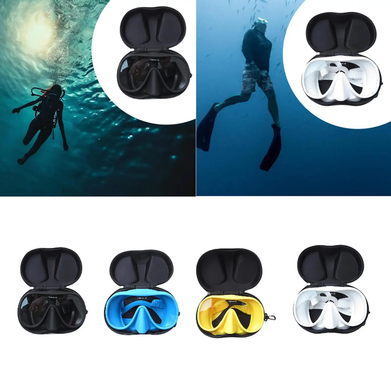 Freediving Mask for Adults with Storage Case Eyewear Portable AntiFog Diving Mask with Nose Cover for Surfing Summer Snorkeling
Freediving Mask for Adults with Storage Case Eyewear Portable AntiFog Diving Mask with Nose Cover for Surfing Summer Snorkeling