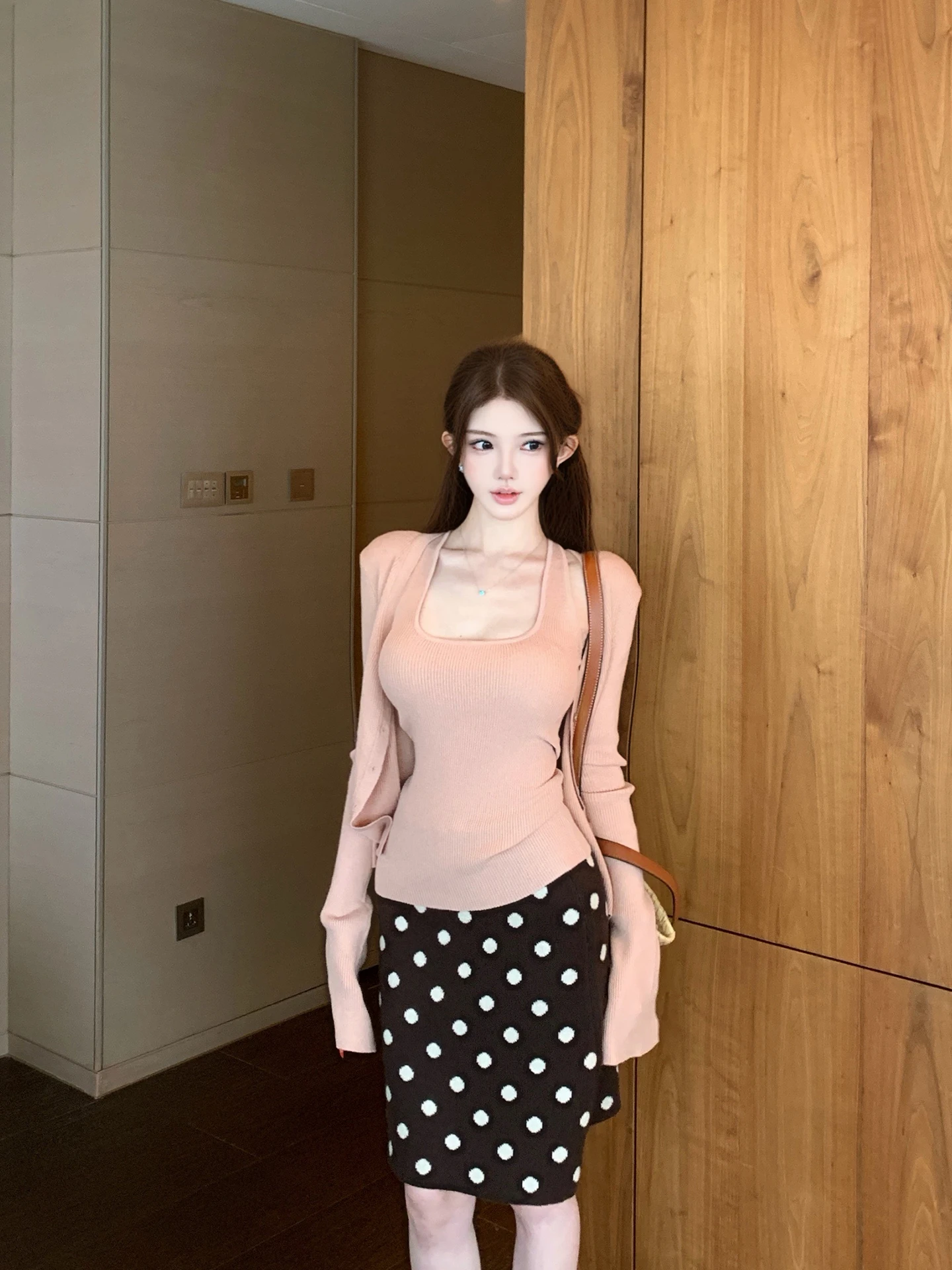 Spring Autumn New Style Women's Knitted Long Sleeve Crop Top And Vest Two-Piece Set Outerwear Fashionable Summer Outfit
Spring Autumn New Style Women's Knitted Long Sleeve Crop Top And Vest Two-Piece Set Outerwear Fashionable Summer Outfit