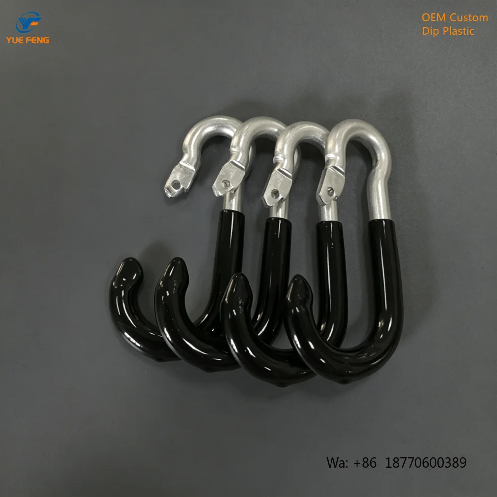 Supplier Custom High Strength PVC Dip Coated Steel Tow Hooks for Heavy Duty Vehicle Recovery With Durable Anti Slip Black Finish
Supplier Custom High Strength PVC Dip Coated Steel Tow Hooks for Heavy Duty Vehicle Recovery With Durable Anti Slip Black Finish