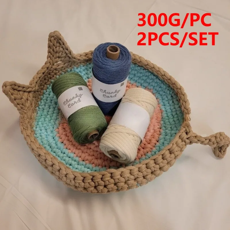300G 2PCS 6MM 35M DIY Soft Chunky Braided Rope Polyester Braid Cord for Hand Knitting Bags Seat Cushion Home Decoration
300G 2PCS 6MM 35M DIY Soft Chunky Braided Rope Polyester Braid Cord for Hand Knitting Bags Seat Cushion Home Decoration
