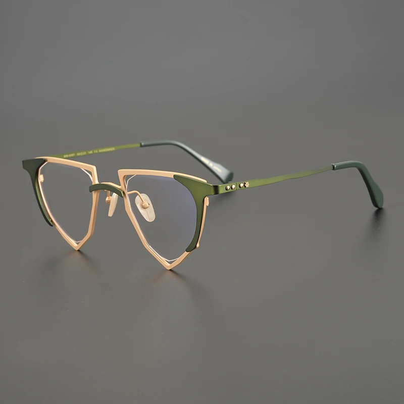 2025 Handmade irregular triangular glasses frame, super personalized Japanese designer model, literary frames can be matched
2025 Handmade irregular triangular glasses frame, super personalized Japanese designer model, literary frames can be matched